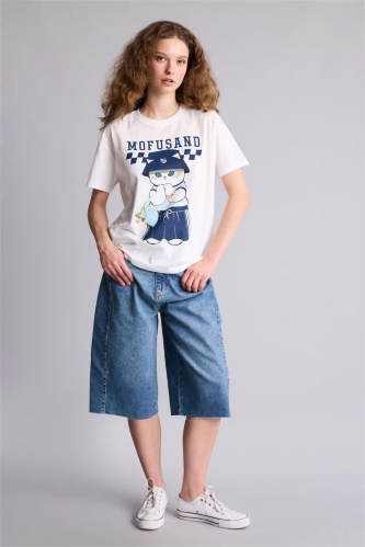 Resim Defacto Kadın T-shirt H0263AX/WT32