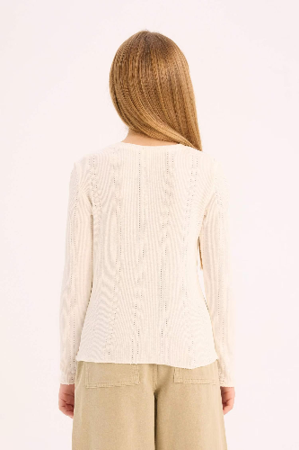 Resim Defacto Kız Çocuk Sweat D9234A8/WT16