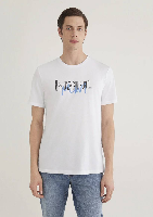 Resim Mavi Erkek İstanbul Baskılı T-Shirt M067114-620