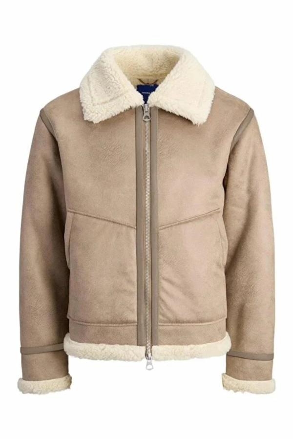Resim Jack & Jones Jorliverpool Aviator Jacket Sn Erkek Mont 12282948