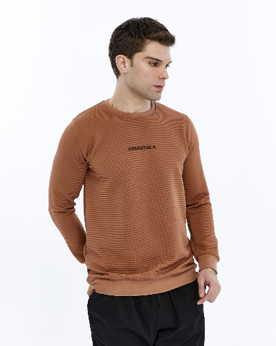 Resim Paul&More Erkek Sweat Essentıals Baskı Ottoban