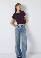 Resim Mavi Kadın T-shirt M1613848-70434