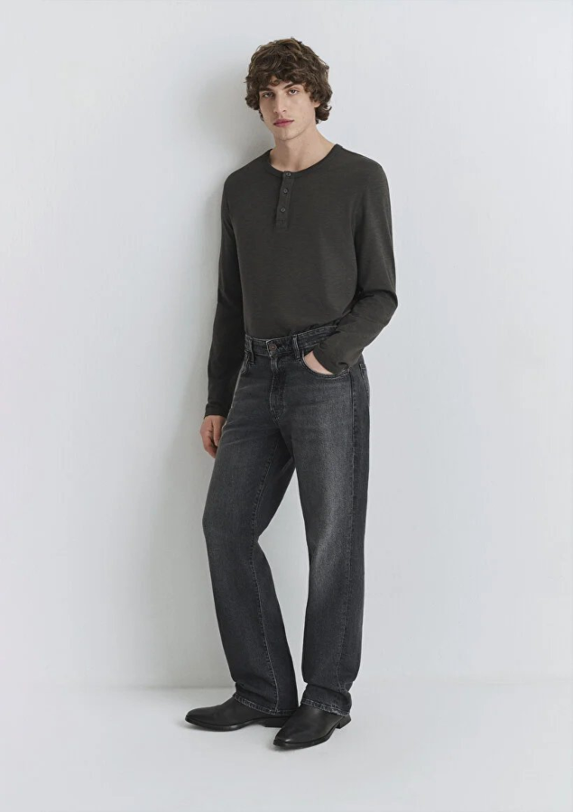 Resim Mavi Marlon Erkek Jean Pantolon M0019166-A3352