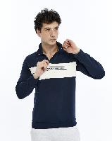 Resim Paul&More Yarım Fermuar Erkek Sweat 227 Parçalı Yarım Fermuarlı