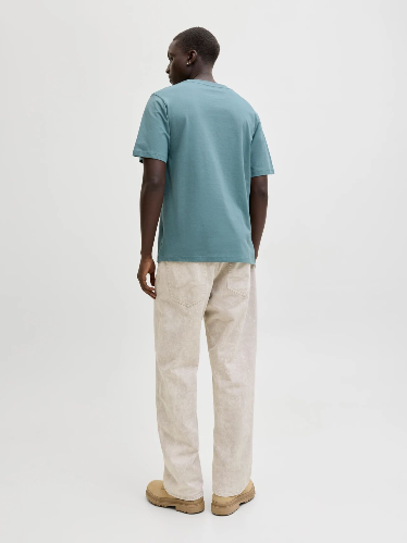 Resim Jack & Jones Jcofusıon Dots Prınt Tee Ss Crew Sn Erkek T-Shirt 12289863