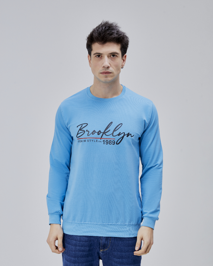 Resim Paul&More Erkek Sweat Brooklyn 0 Yaka 2 İp