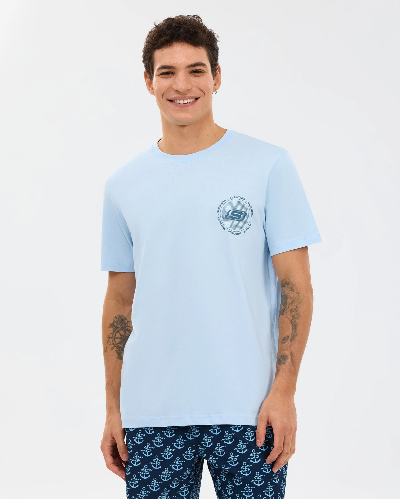 Resim Skechers  M Regular Erkek T-shirt S2610119-0721