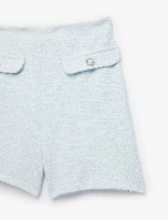 Resim Koton Kız Çocuk Kot&Kanvas Şort 6SKG40065AK