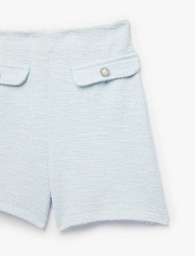 Resim Koton Kız Çocuk Kot&Kanvas Şort 6SKG40065AK