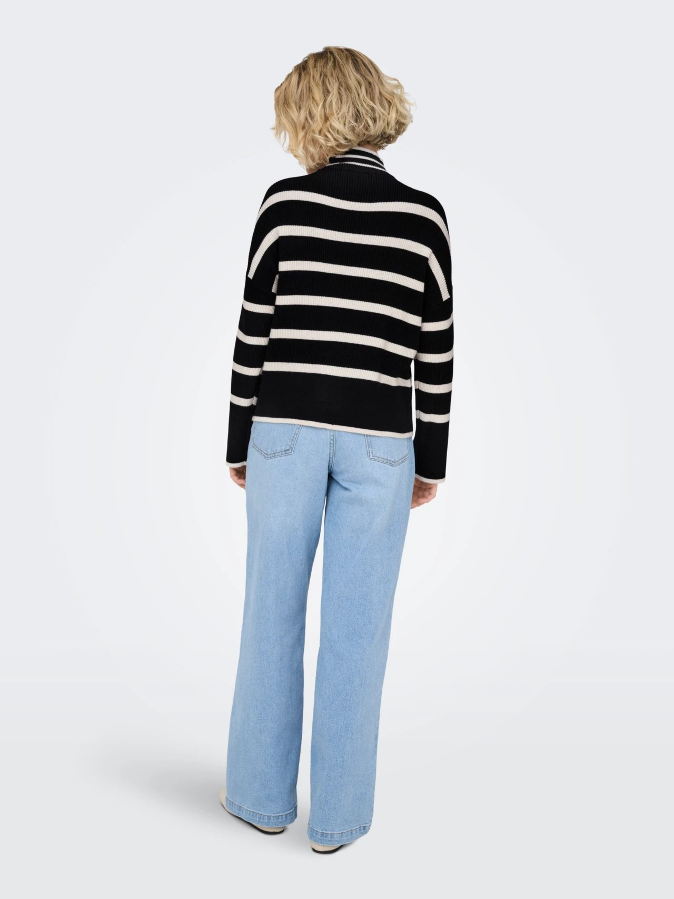 Resim Only Onlibi L/S Highneck Pullover Knt Noos Kadın Kazak 15259096