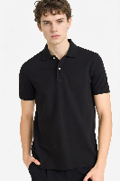 Resim Defacto Erkek T-shirt E9504AX/BK81