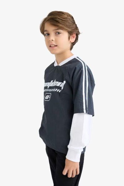 Resim Defacto Erkek Çocuk Uzun Kol Sweat F1964A8/AR222