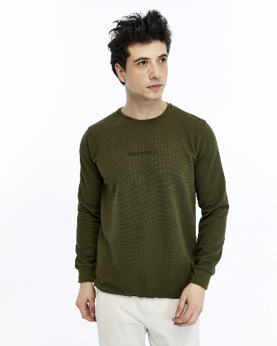 Resim Paul&More Erkek Sweat Essentıals Baskı Ottoban