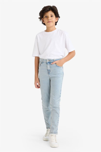 Resim Defacto Erkek Çocuk Jean Pantolon F8478A8/NM39