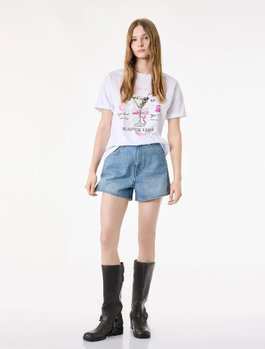 Resim Koton Kadın T-shirt 6SAL10085IK