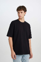 Resim Defacto Erkek  T-shirt X3926AZ/BK81