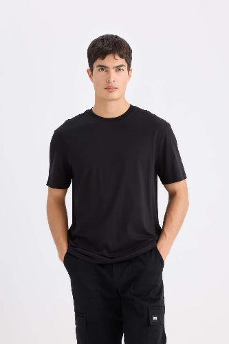 Resim Defacto Erkek  T-shirt V7699AZ/BK81
