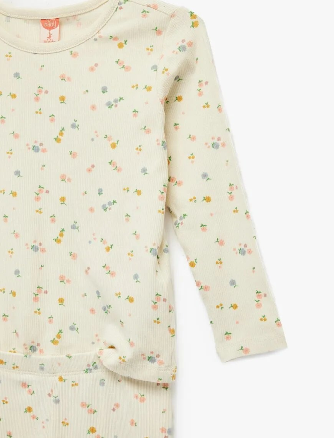 Resim Koton Kız Bebek Sweat Takım 6Wmg10041Ak