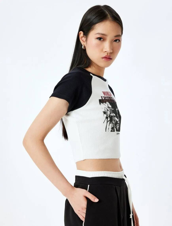 Resim Koton Kadın T-shirt 5SAL10098IK