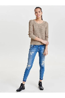 Resim Only Onlgeena Xo L/S Pullover Knt Noos Kadın Kazak 15113356