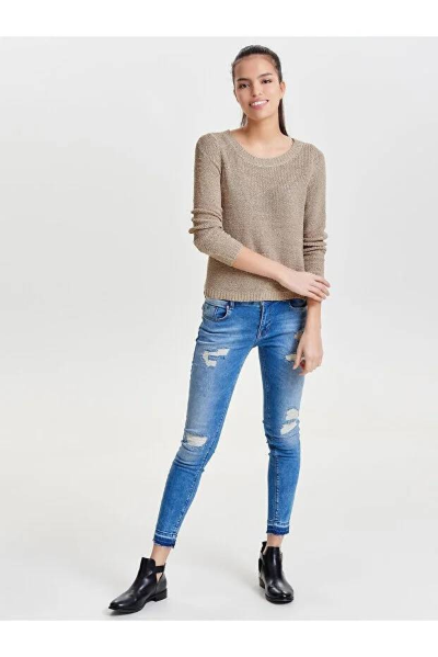 Resim Only Onlgeena Xo L/S Pullover Knt Noos Kadın Kazak 15113356