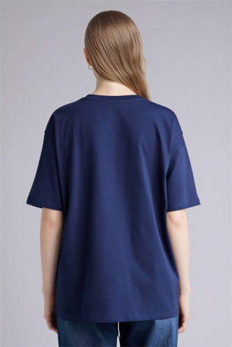 Resim Defacto Kadın T-shirt H1406AX/NV251