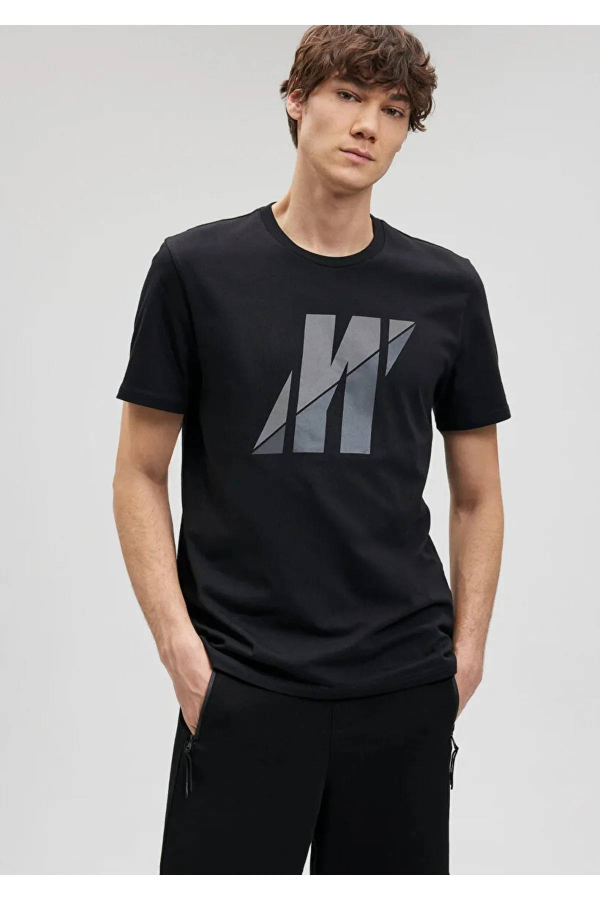 Resim Mavi  Erkek T-Shirt M0612527-900