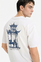 Resim Defacto Erkek T-shirt F8027AX/WT34