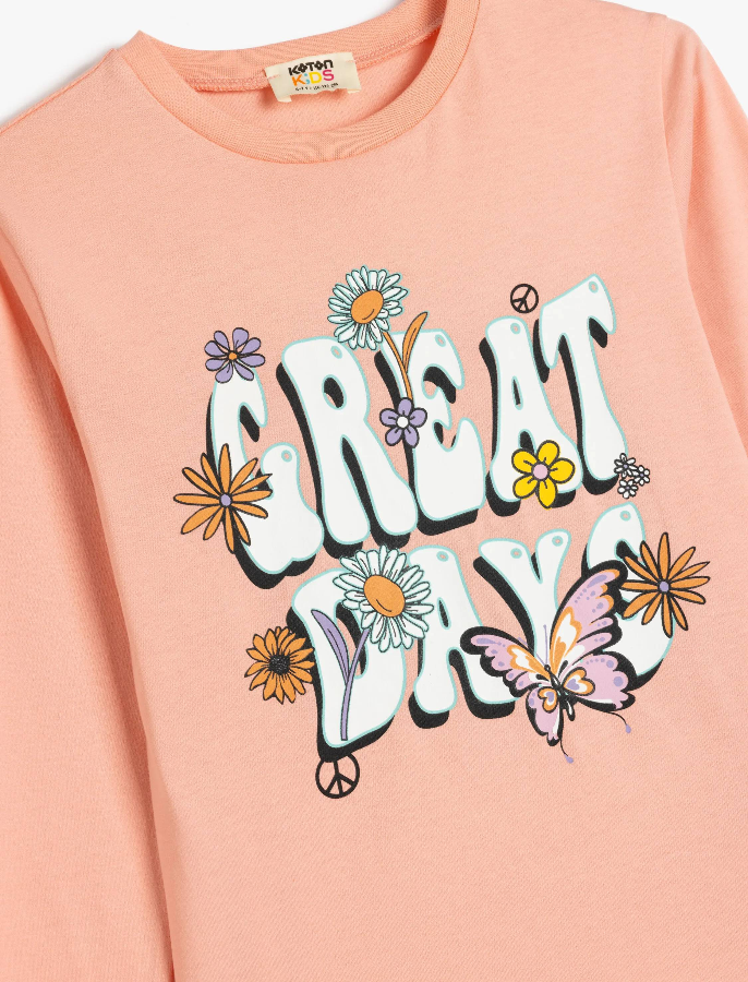 Resim Koton Kız Çocuk Sweat 5WKG10258AK