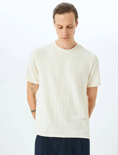 Resim Koton Erkek T-shirt 5SAM10076HK