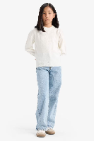 Resim Defacto Kız Çocuk  Kazak C6902A8/ER105