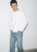 Resim Mavi Erkek T-shirt M0613169-70057