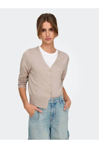 Resim Only Onlve Nice Life Ls Vneck Cardi Knt Noos Kadın Hırka 15333985