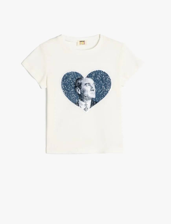 Resim Koton Kız Çocuk T-shirt 5SKG10103AK