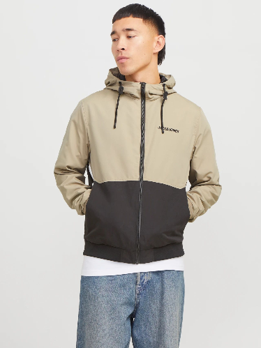 Resim Jack & Jones Jjerush Hood Bomber Noos Erkek Mont 12200208