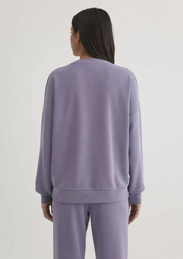 Resim Mavi Oversize Kadın Sweat M168837-70608