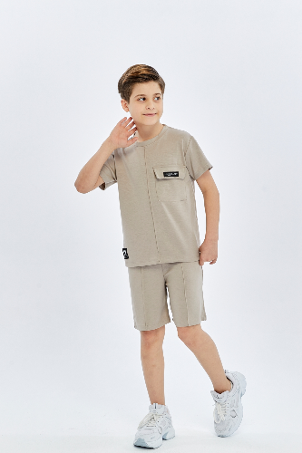 Resim Yenikoza Erkek Çocuk Şort Takım