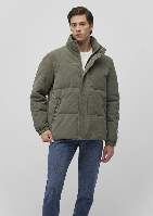 Resim Mavi Dik Yaka Erkek Mont M0110476-85485