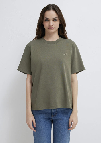 Resim Mavi Kadın T-shirt M1613804-86961