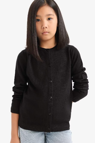 Resim Defacto Kız Çocuk  Hırka N8407A6/BK27