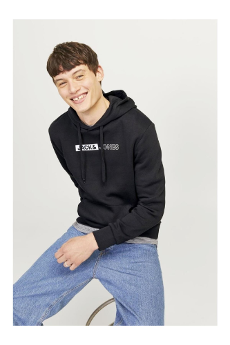 Resim Jack & Jones Jjecorp Logo Sweat Hood Play Noos Erkek Sweat 12233599