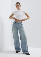 Resim Mavi Malıbu Kadın Jean Pantolon M1010152-A1569