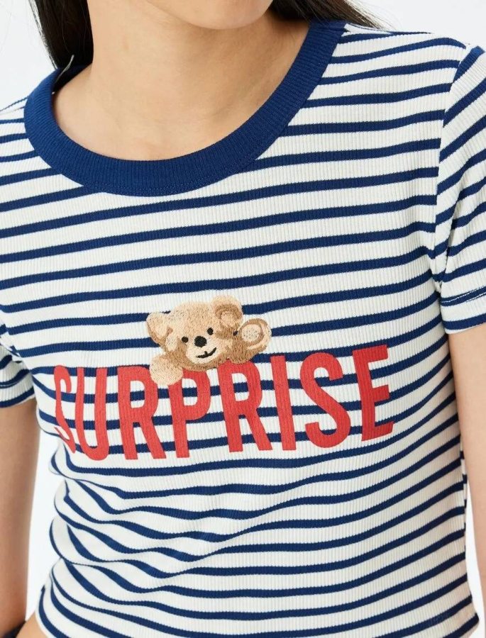 Resim Koton Kadın T-shirt 5SAL10120IK