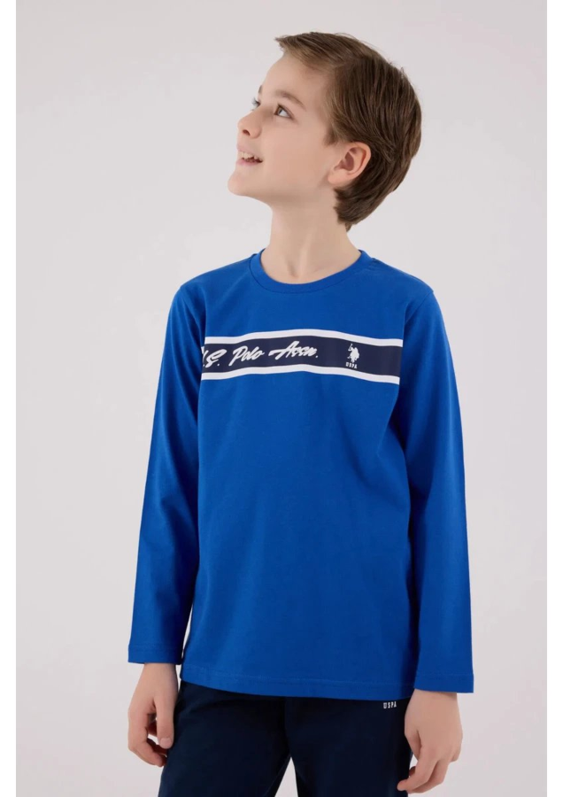 Resim U.S. Polo Assn Kids Erkek Çocuk Pijama Takım US2210-4