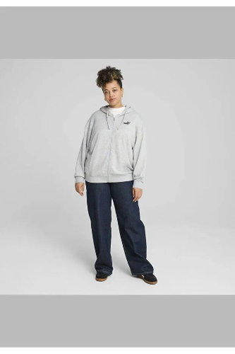 Resim Puma Ess Comfort Full-Zip Hoodie Kadın Sweat 682410-04