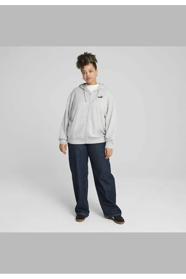 Resim Puma Ess Comfort Full-Zip Hoodie Kadın Sweat 682410-04