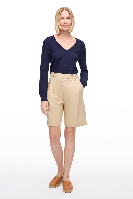 Resim Yenikoza Kadın Kot&Kanvas Şort