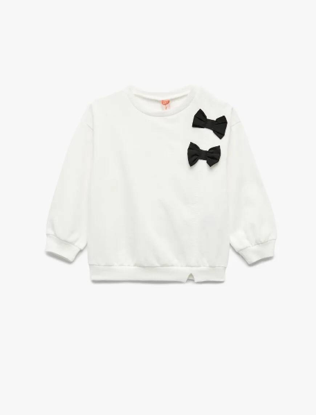 Resim Koton Kız Bebek Sweat 6Wmg10048Ak