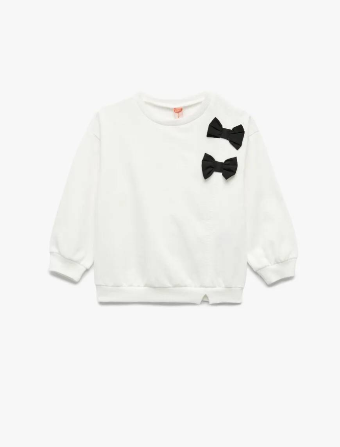 Resim Koton Kız Bebek Sweat 6Wmg10048Ak
