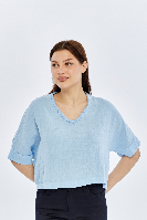 Resim Viole&More Kadın Bluz Yk09 Müslin